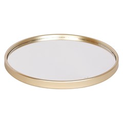 Bandeja espelhada red 20cm plastica                cx:024