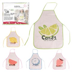 Avental para cozinha frutas           cx:120