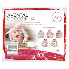 Avental para cozinha estampado           cx:240