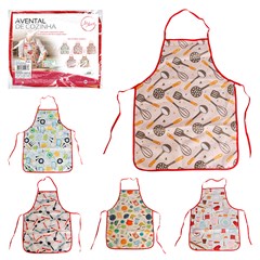 Avental para cozinha estampado           cx:240