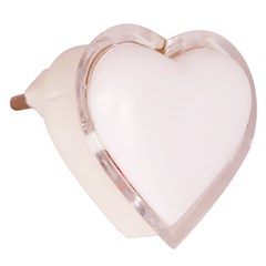 Abajur de tomada coracao 5cm                  cx:120