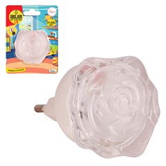 Abajur de tomada rosa 6,5cm            cx:120