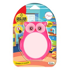 Abajur de tomada coruja 8cm                 cx:120