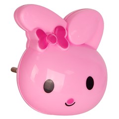 Abajur de tomada coelho lacinho 8cm                    cx:120