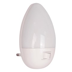 Abajur de tomada oval 9cm                 cx:100