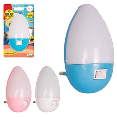 Abajur de tomada oval 9cm                 cx:100