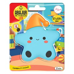 Abajur de tomada estrela gold               cx:100