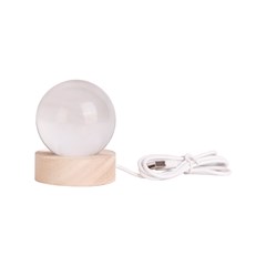 Luminaria globo de vidro 8cm             cx:060