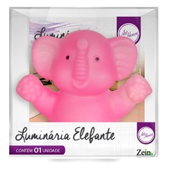 Luminaria elefante a bateria 7cm             cx:060
