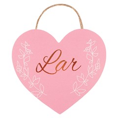 Placa dizeres coracao 14,5x14cm       cx:144