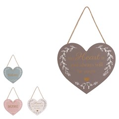 Placa dizeres coracao 24,7x23cm       cx:144