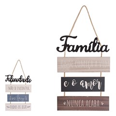 Placa escrita 34x24cm dizeres              cx:072