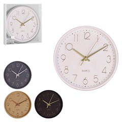 Relogio de parede red 30cm metalizado       cx:012