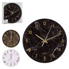 Relogio de parede red 20cm marmorizado         cx:012