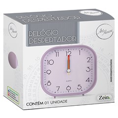 Relogio despertador quad 10cm     cx:072