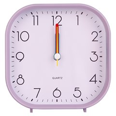 Relogio despertador quad 10cm     cx:072