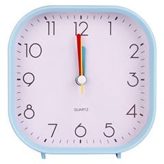 Relogio despertador quad 10cm     cx:072