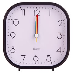 Relogio despertador quad 10cm     cx:072