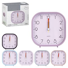 Relogio despertador quad 10cm     cx:072