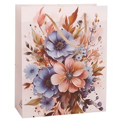 Sacola presente 23x27x8cm floral        cx:180
