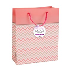 Sacola presente 23x27x8cm ondulada             cx:180