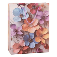 Sacola presente 26x34x8cm floral            cx:120