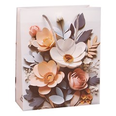Sacola presente 26x34x8cm floral            cx:120