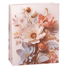 Sacola presente 26x34x8cm floral            cx:120