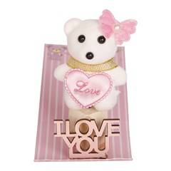 Urso love p/presente 10cm                  cx:120