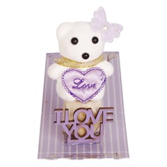 Urso love p/presente 10cm                  cx:120
