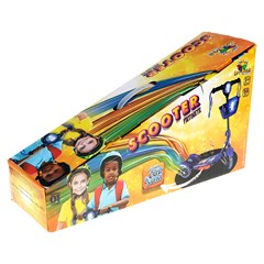 Patinete c/ luz e som azul/verde             cx:004