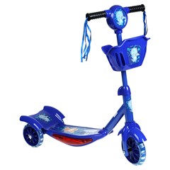 Patinete c/ luz e som azul/verde             cx:004