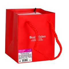 Porta joia c/flor para presente 10x8cm        cx:036