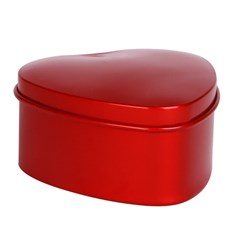 Porta objeto coracao em lata 3,5x7cm         cx:240