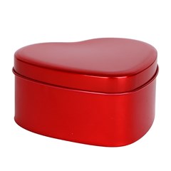 Porta objeto coracao em lata 4,5x9cm        cx:180