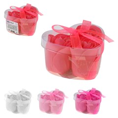 Rosas artificial coracao plastico            cx:240