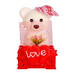 Urso love  p/presente 12cm                   cx:072