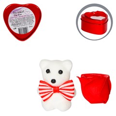 Rosa artificial urso luxo p/presente
