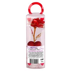 Mini caneca ceram c/rosa love  metalizada 20