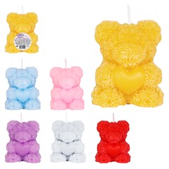 Vela decorativa urso 6x4,5cm              cx:144