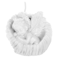 Vela decorativa anjo 6,5x7cm               cx:144
