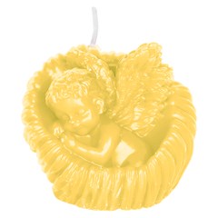 Vela decorativa anjo 6,5x7cm               cx:144