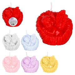 Vela decorativa anjo 6,5x7cm               cx:144