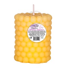 Vela decorativa ball 9x6,5cm                 cx:144