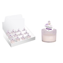 Vela decorativa na bomboniere 5x7cm          cx:144