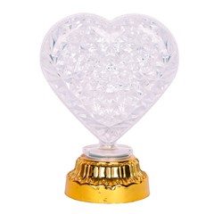 Luminaria cristal sortida led                cx:024