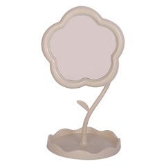 Espelho de mesa floral 16x30cm            cx:036