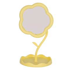 Espelho de mesa flor 10x19cm               cx:096