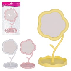 Espelho de mesa flor 10x19cm               cx:096