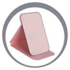 Espelho dobravel  para bolsa c/suporte 14x20,5cm    cx:048